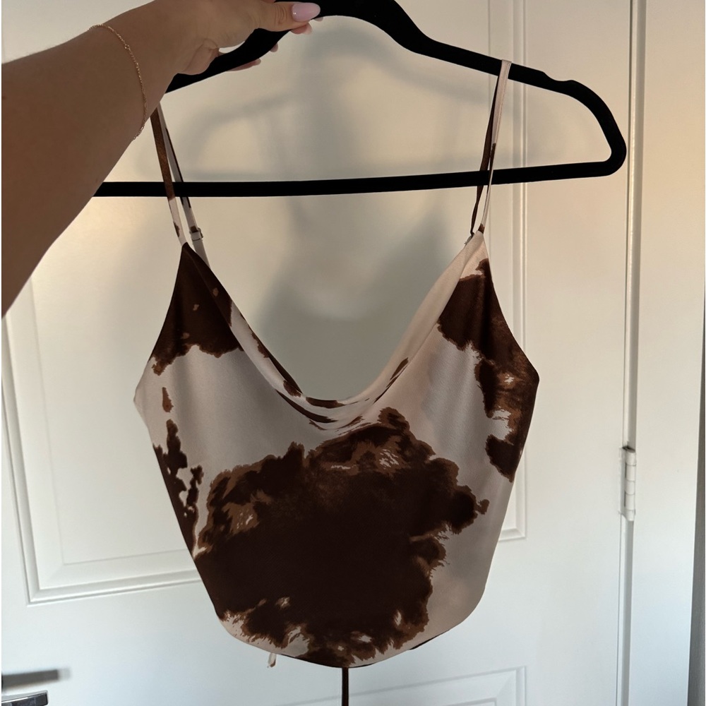 Cow Print Top 🧸